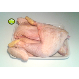 Pollastre tallat a quarts