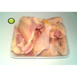 Pollastre tallat a octaus
